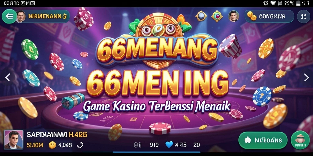 Tampilan utama gameplay 66MENANG dengan berbagai pilihan permainan Kasino.