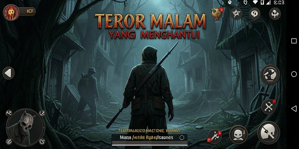 Screenshot gameplay Horror yang menakutkan dan menyedihkan di 6CF.