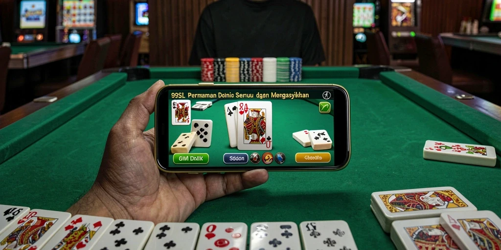 Tampilan gameplay seru dalam permainan Domino 99SL.