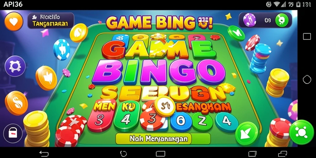 Tampilan gameplay Bingo yang menarik di API36.
