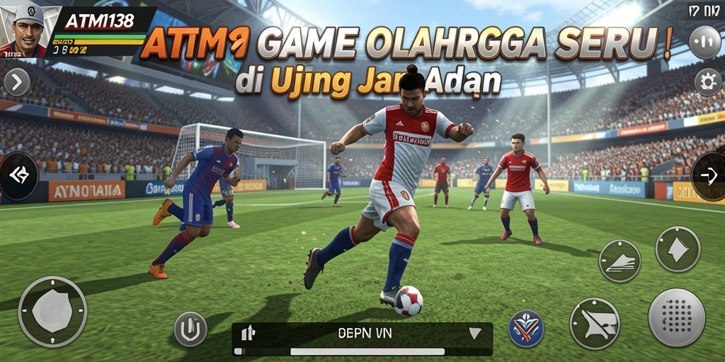 Tampilan gameplay menarik dari ATM138 yang penuh aksi olahraga.