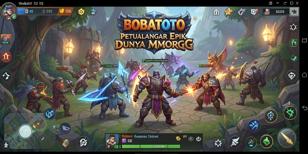 Tampilan gameplay <strong>BOBATOTO</strong> yang menarik dan epik.