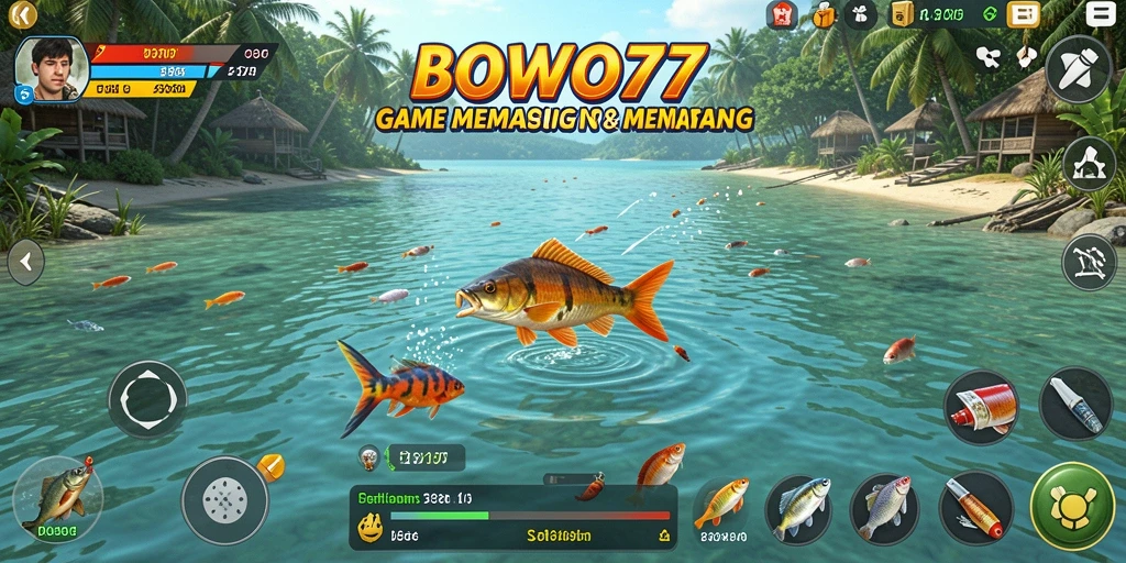Tangkapan ikan yang besar dan indah dalam game BOWO77.