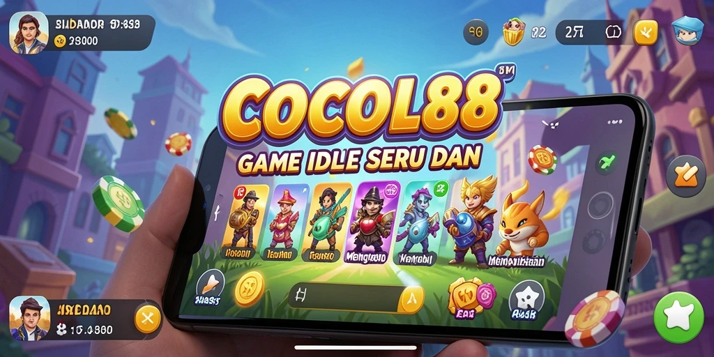 Tampilan gameplay COCOL88 yang menarik dan interaktif dalam genre Idle.