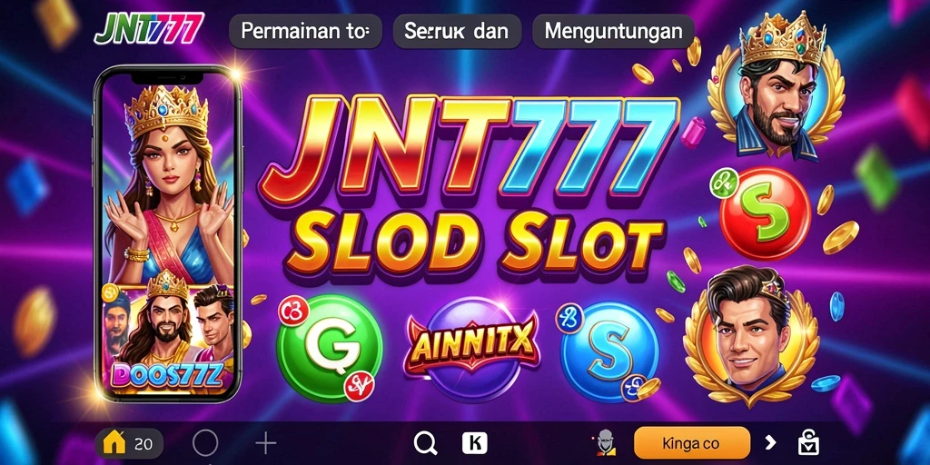 Tampilan gameplay JNT777 yang seru dan menggembirakan.