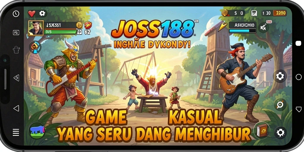 Screenshot menunjukkan gameplay seru dan interaksi sosial di JOSS188.