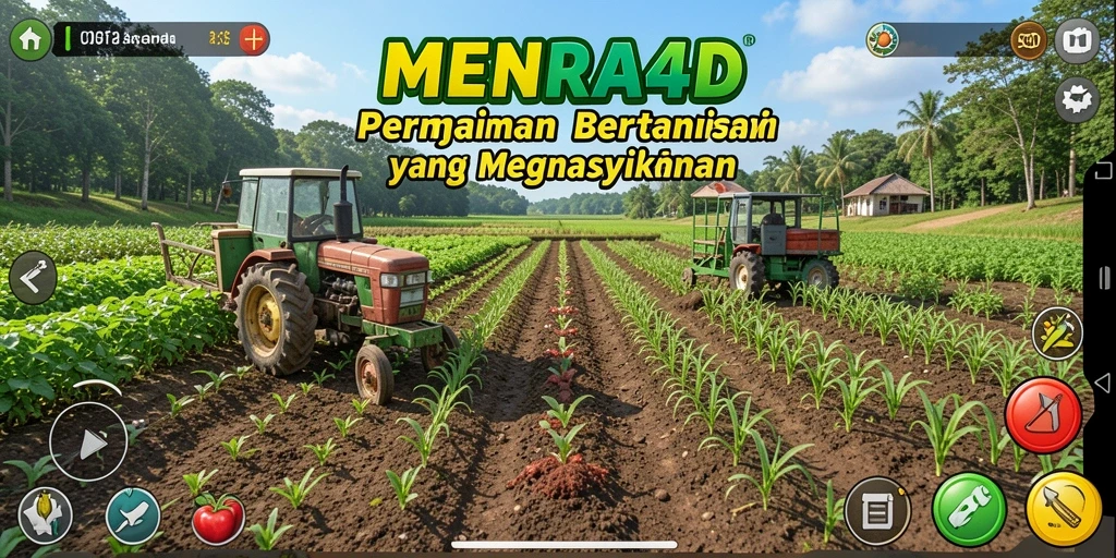 Tampilan gameplay <strong>MENARA4D</strong> yang menarik dan penuh warna.