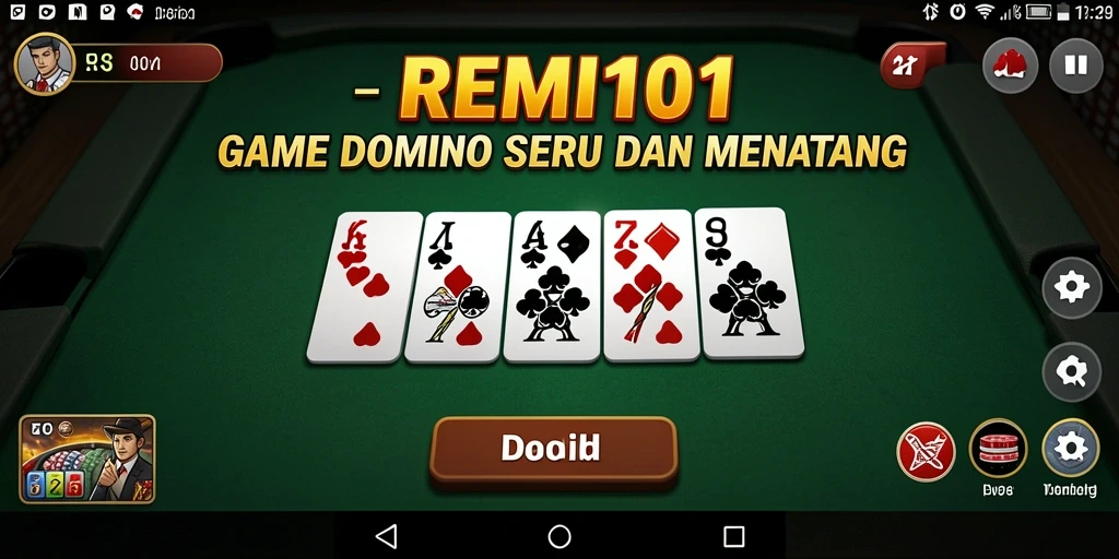 Tampilan gameplay Domino yang menarik dan interaktif.
