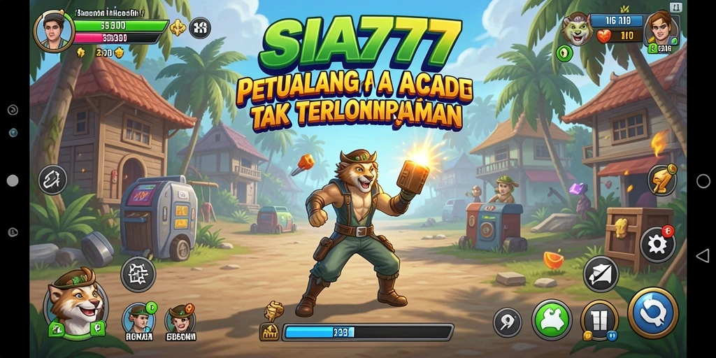 Screenshot menunjukkan aksi seru gameplay SIA777 dalam kategori Arcade.