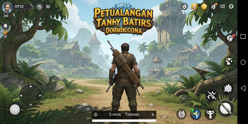 Tangkapan layar menunjukkan momen petualangan seru di dunia terbuka.