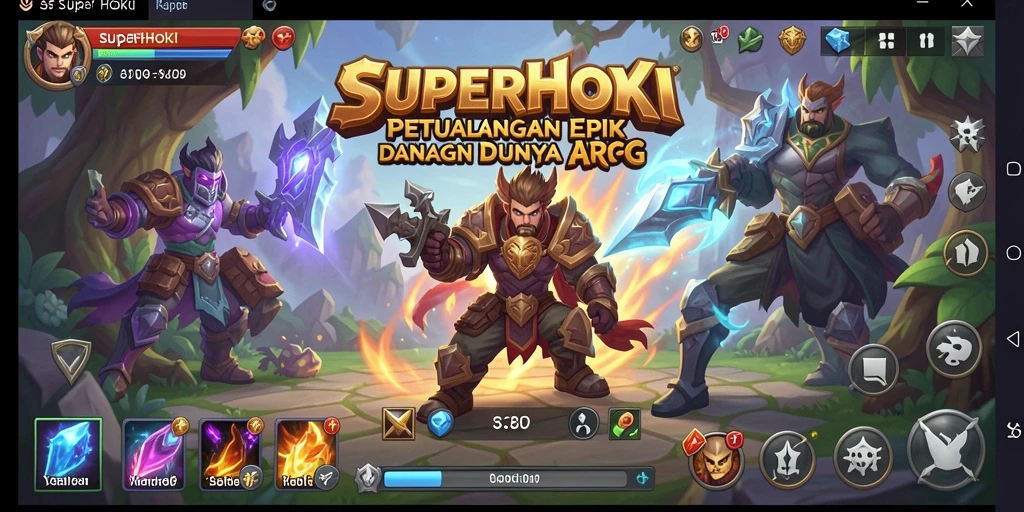 Gameplay SUPERHOKI dengan aksi seru dan grafis menakjubkan.