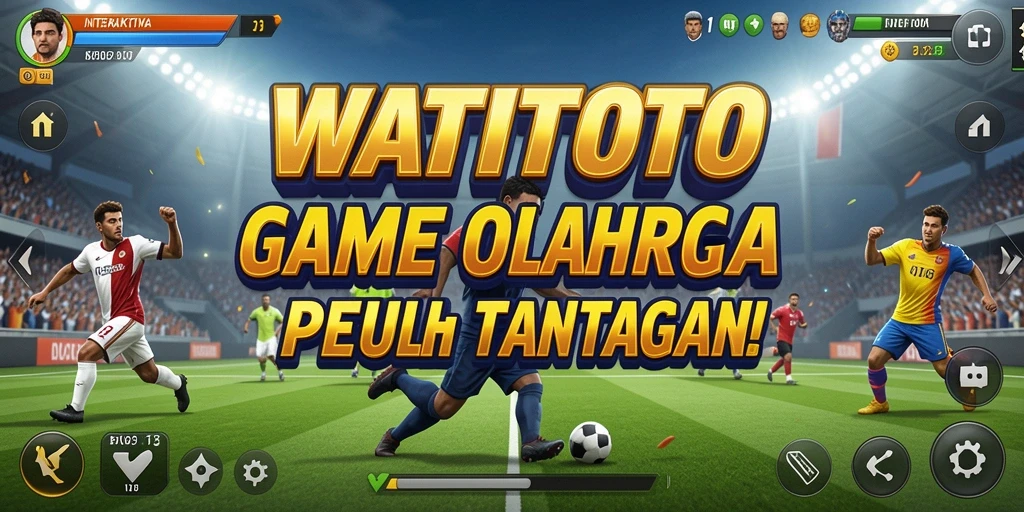 Gameplay seru WATITOTO dengan karakter atlet terkenal.