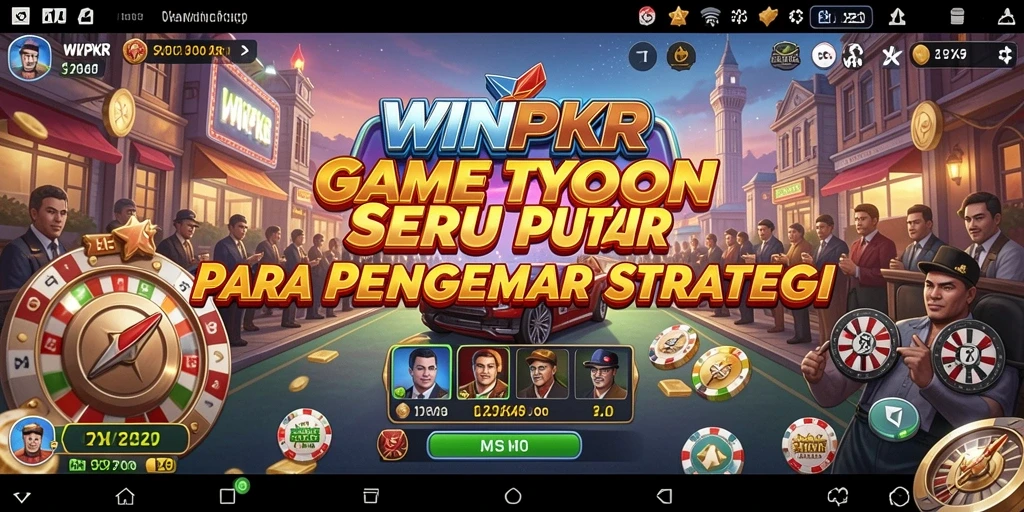 Tampilan gameplay Tycoon yang seru dalam WINPKR.